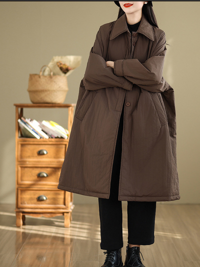 Women's Lapel Collar Coat