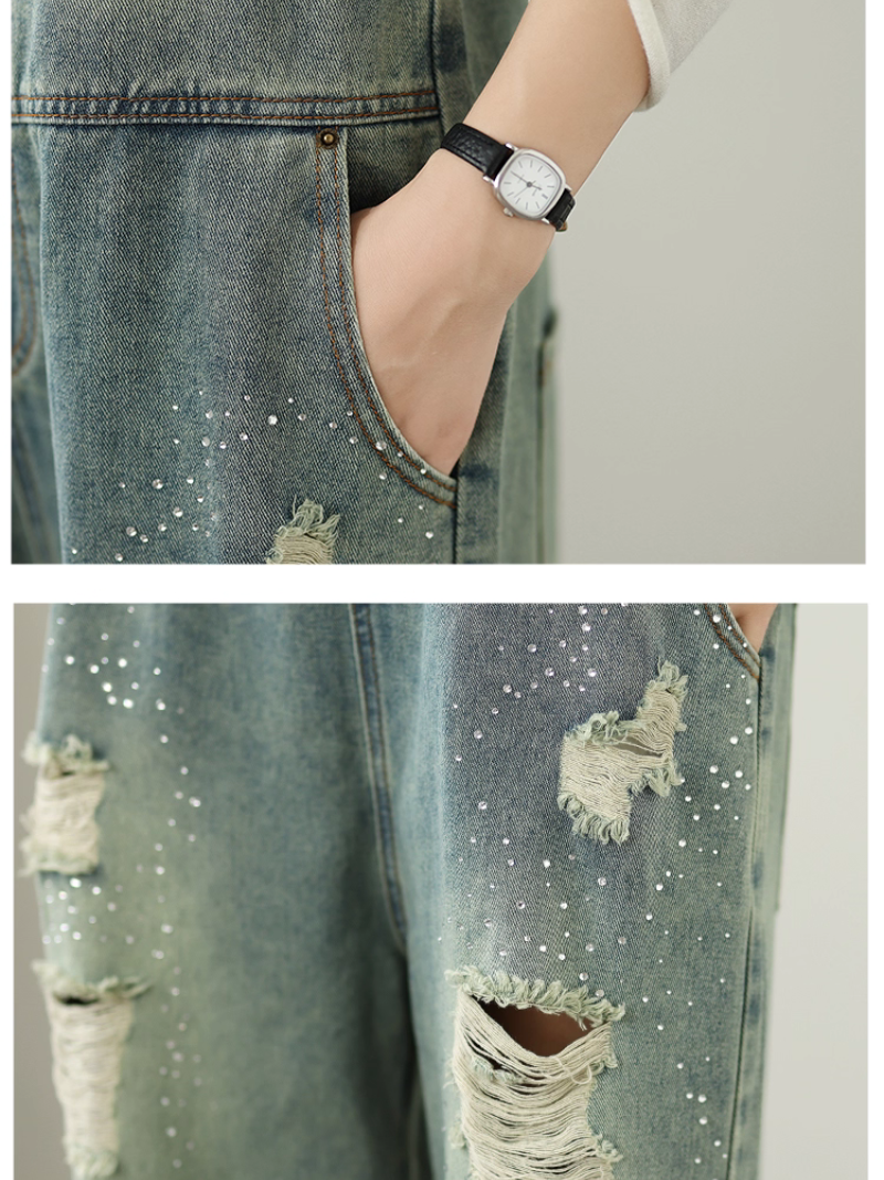 Women's Loose Dungaree 