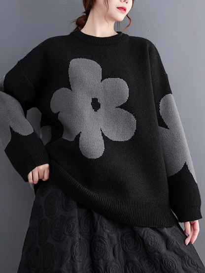 Women's Flower  Loose Tops 
