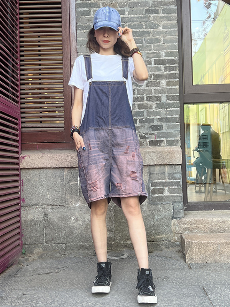 Comfy Summer Loose Fit Denim Overalls for Women |  Eva Trends