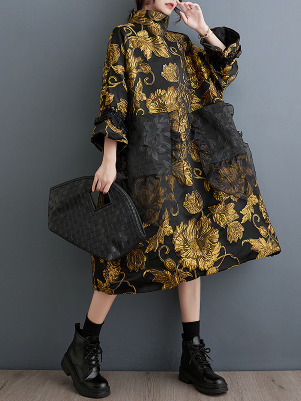 Women Flower Midi dress