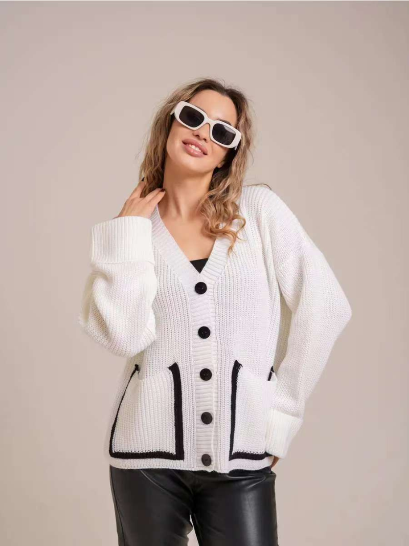 Cardigan léger d'automne et de printemps pour femmes, bureau et tenue décontractée 