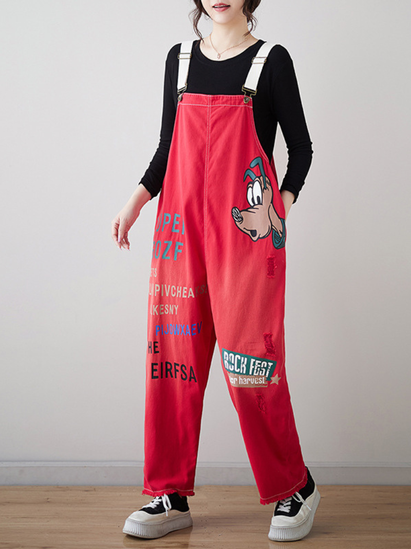 Women's Fashionable loose Dungaree 