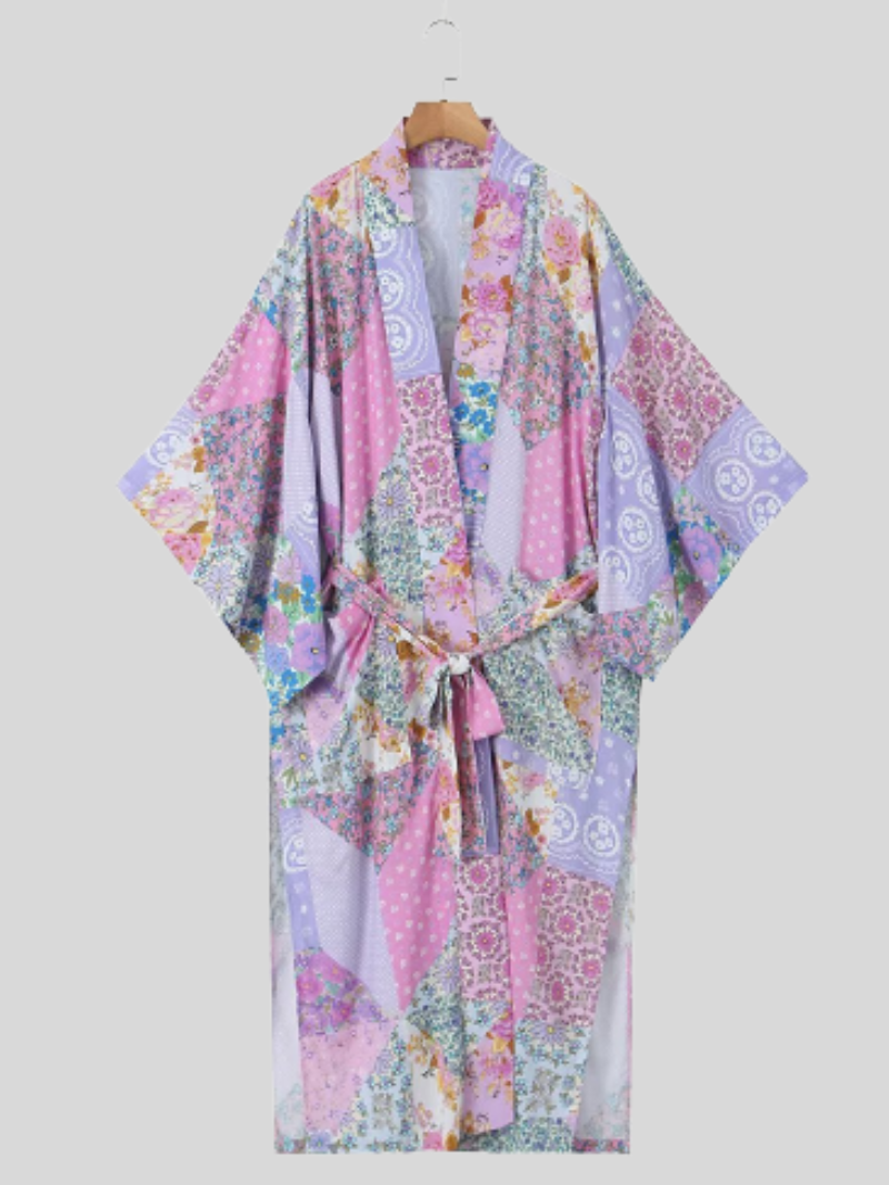 Women's Purple Kimono Jacket