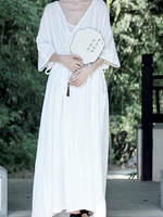 Breezy Garden-Party Wrap Maxi — Double Gauze Cotton, Effortless and Flattering