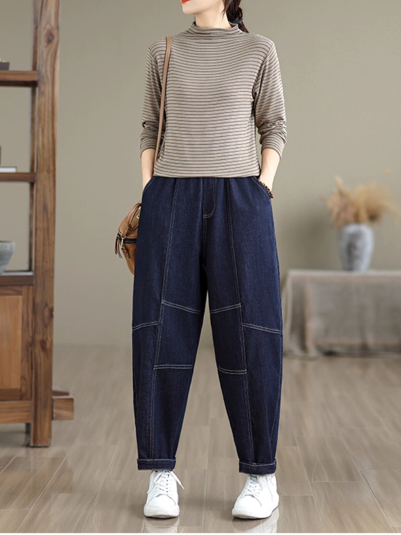 Summer feminino Perfeito e confortável Baggy Bottom Bottom