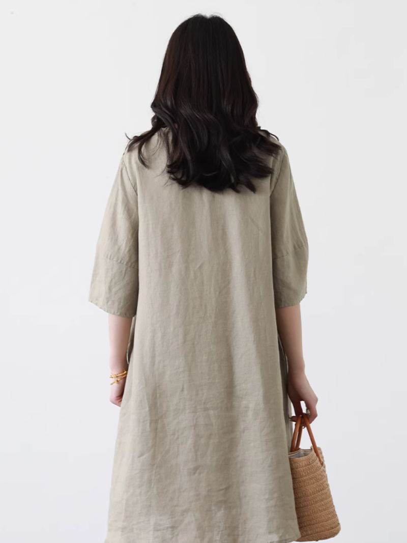 classic crew neck Dress