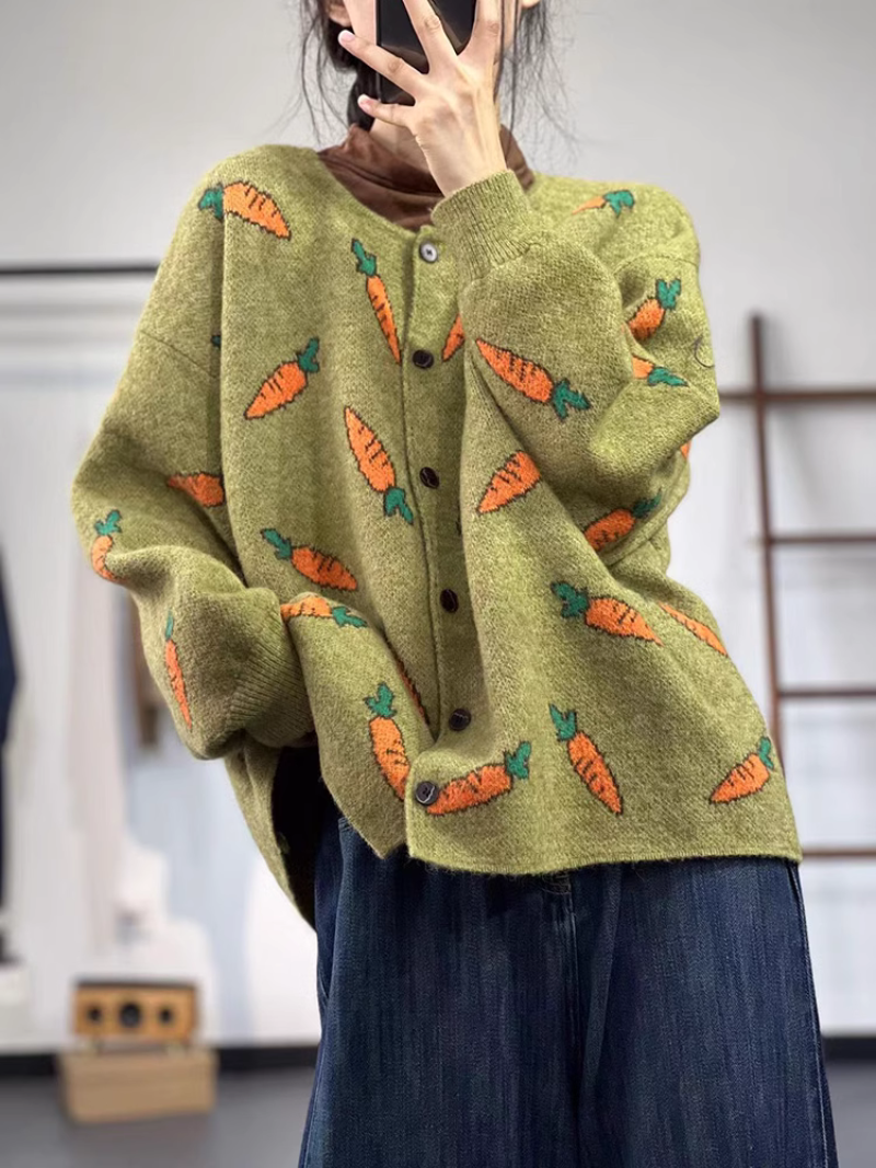 Women's Loose  Cardigan.