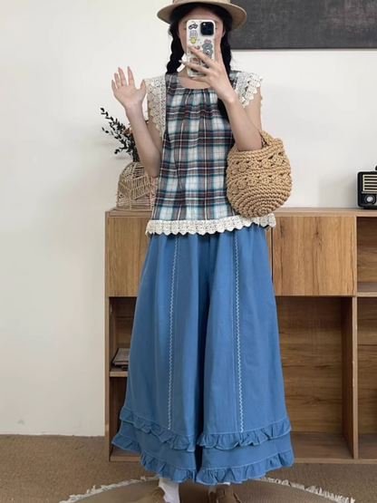 Lockere, lässige und vielseitige Hose für Damen im Sommer und Frühling