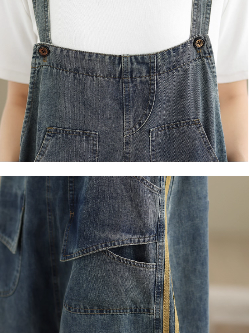 Women's Cool Stripes Dungaree 