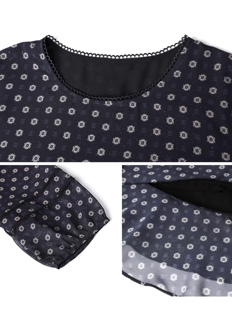 Women's Classic Vibes & Elegant Fashionable Dot Top
