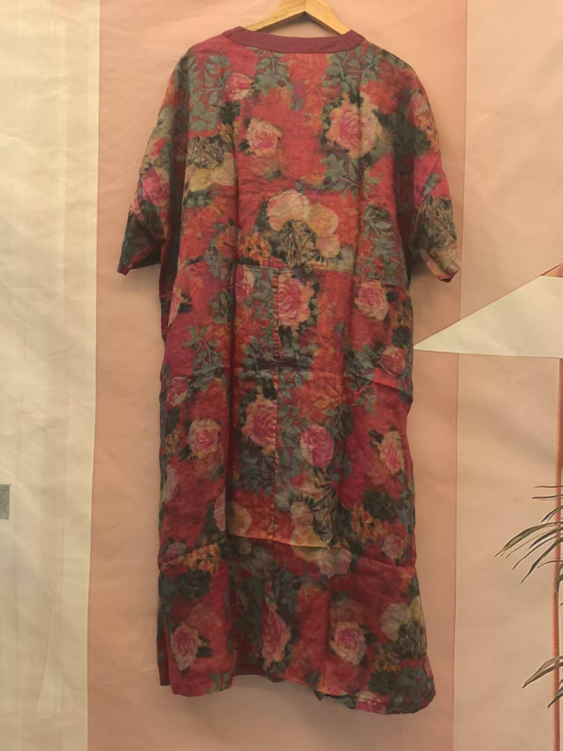 Robe imprimée élégante élégante d'été pour femmes