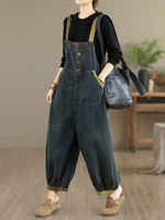 Comfy Women's Summer Sleeveless Baggy Dungarees | Eva Trends