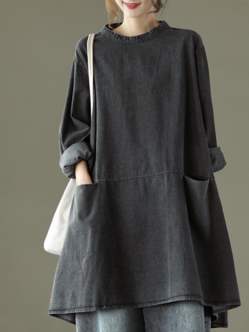 Women's Front Pockets Dress