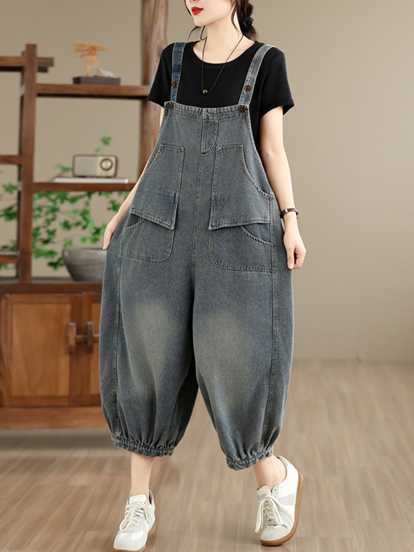 Weekend-Ready Denim Overalls for Everyday Ease — Relaxed, Flattering, Effortlessly Cool