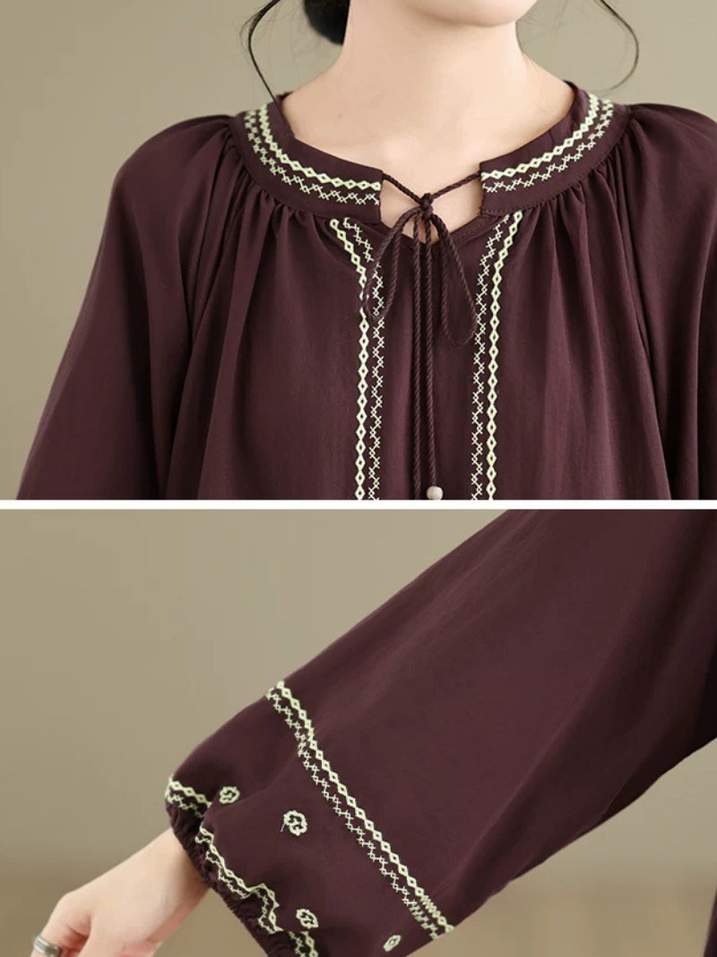 Breezy Weekend Boho Midi Dress — Embroidered, Flowing and Effortlessly Flattering