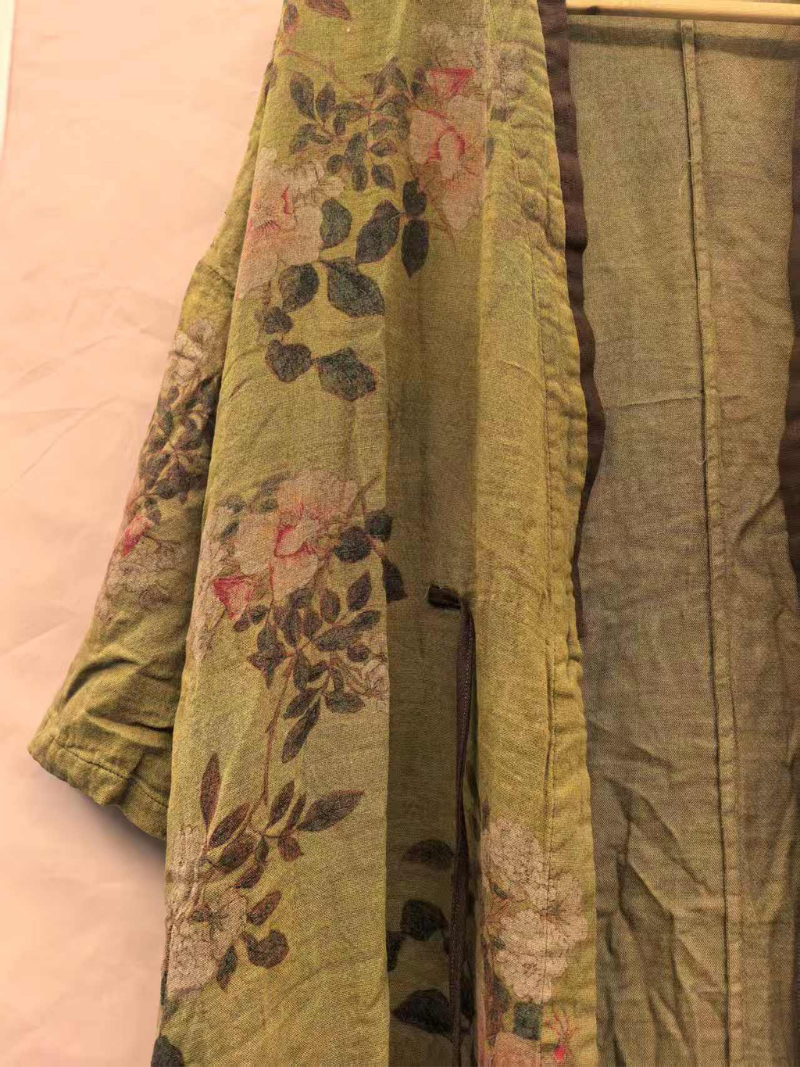 Cooles und bequemes, bedrucktes, lockeres Cardigan-Kleid für den Sommer für Damen