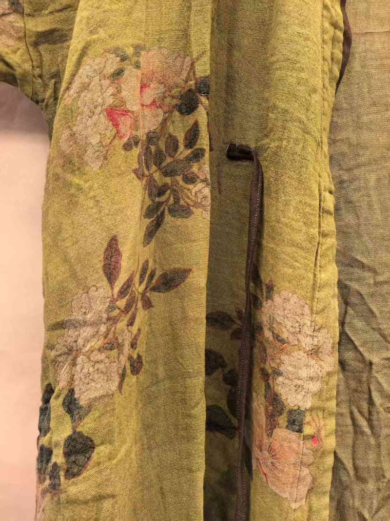 Cooles und bequemes, bedrucktes, lockeres Cardigan-Kleid für den Sommer für Damen