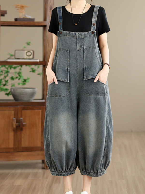 Weekend-Ready Denim Overalls for Everyday Ease — Relaxed, Flattering, Effortlessly Cool