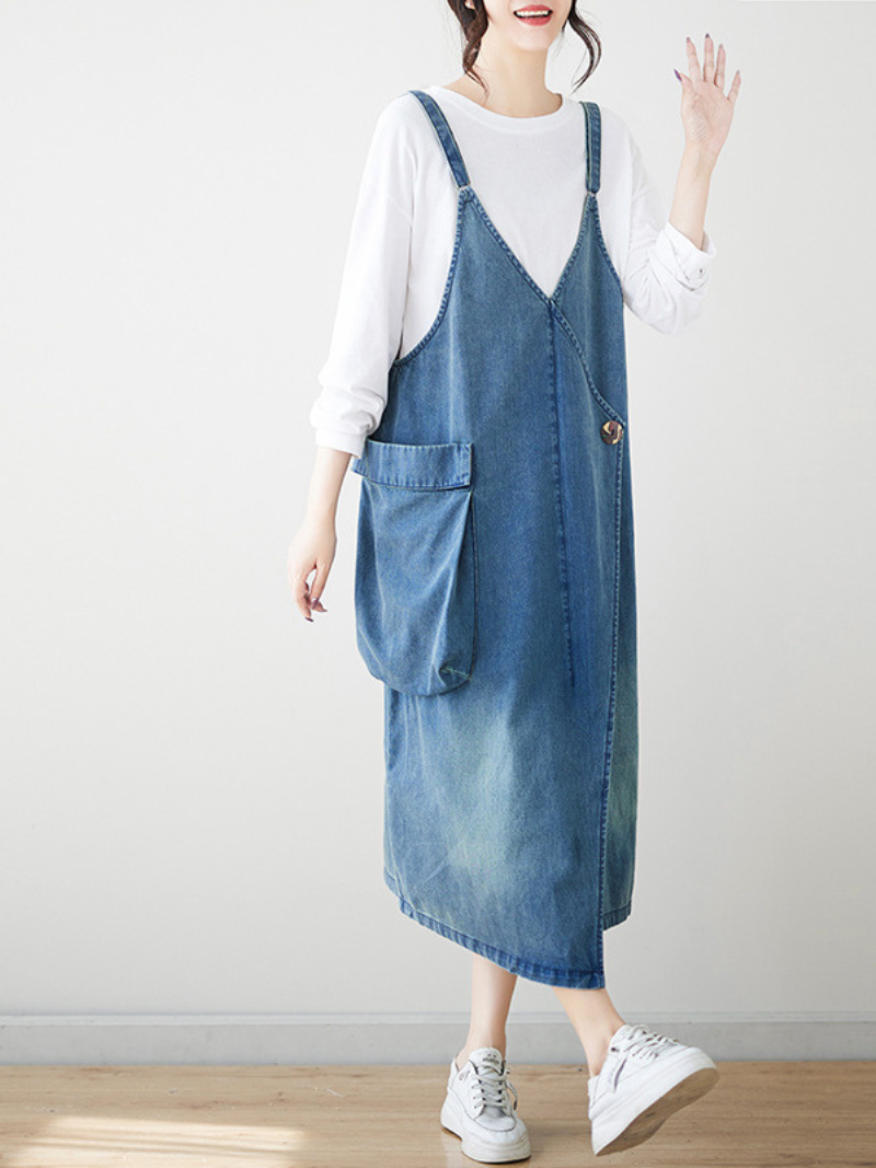 Women's Summer Fashionable Cool Loose  Type Jumpsuit Dress