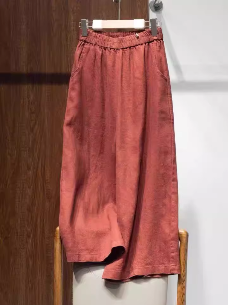 Couleur solide confortable et à la mode des femmes à jambes droites