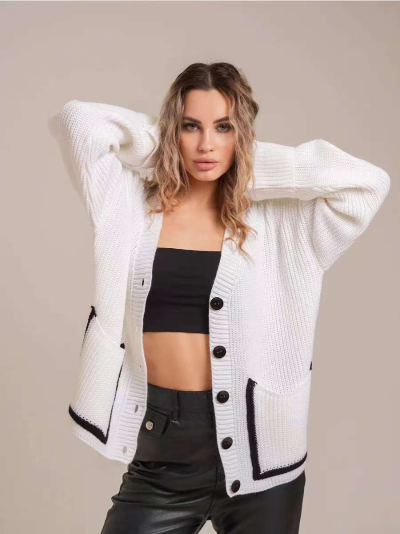 Cardigan léger d'automne et de printemps pour femmes, bureau et tenue décontractée 