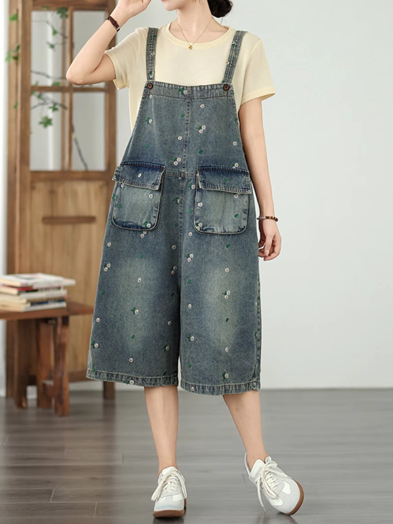 Women's Cool Denium Dungaree 