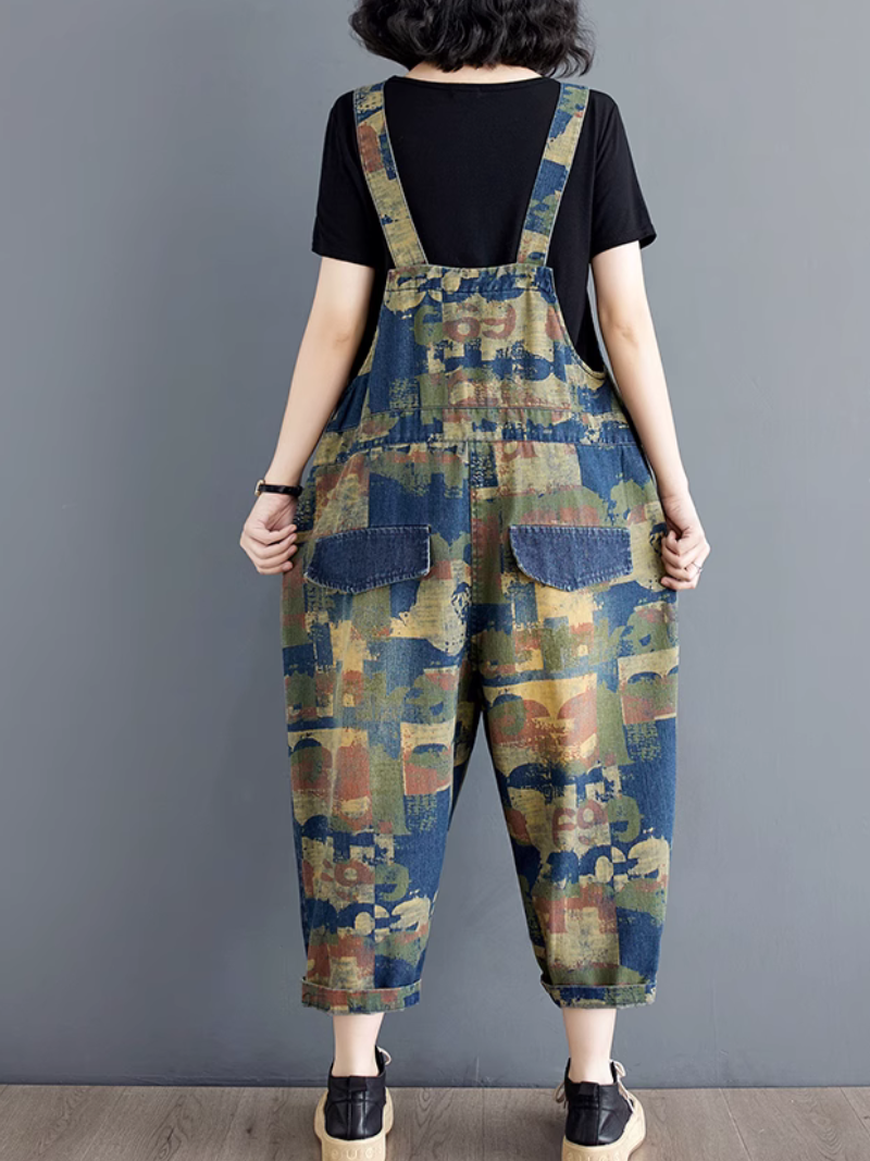 Dungaree globalement élégant et magnifique en denim mince en denim