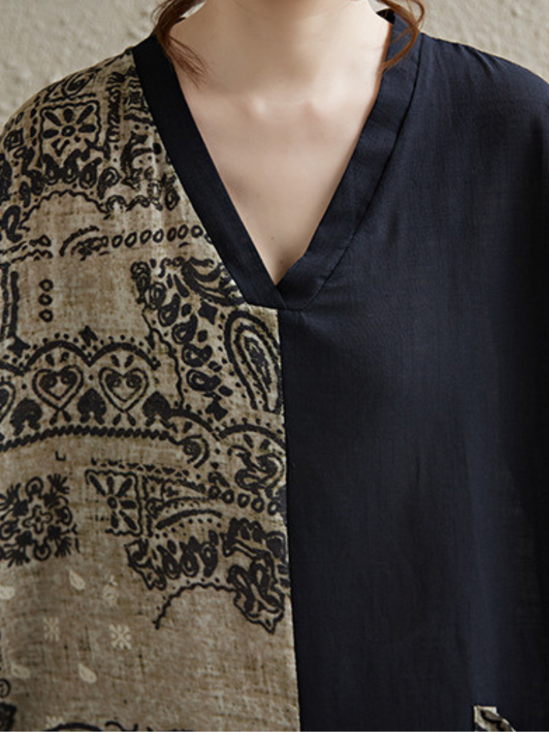 Women's Summer Wear Stylish Printed Kaftan Dress