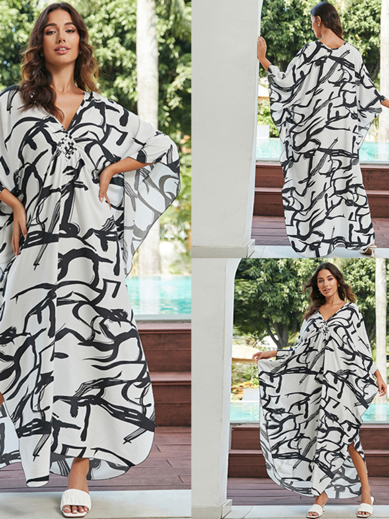 Summer Summer Elevate Beach Cover-up Long Kaftan Robe