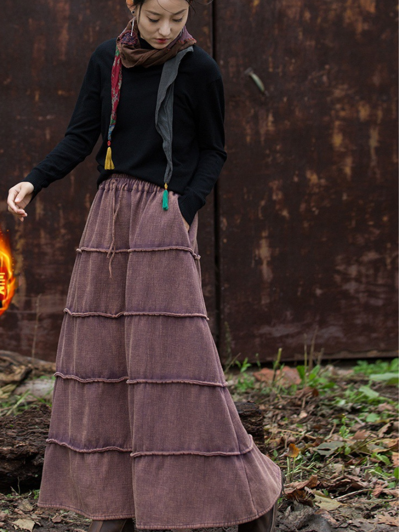 Women's Stylish Purple Skirt 