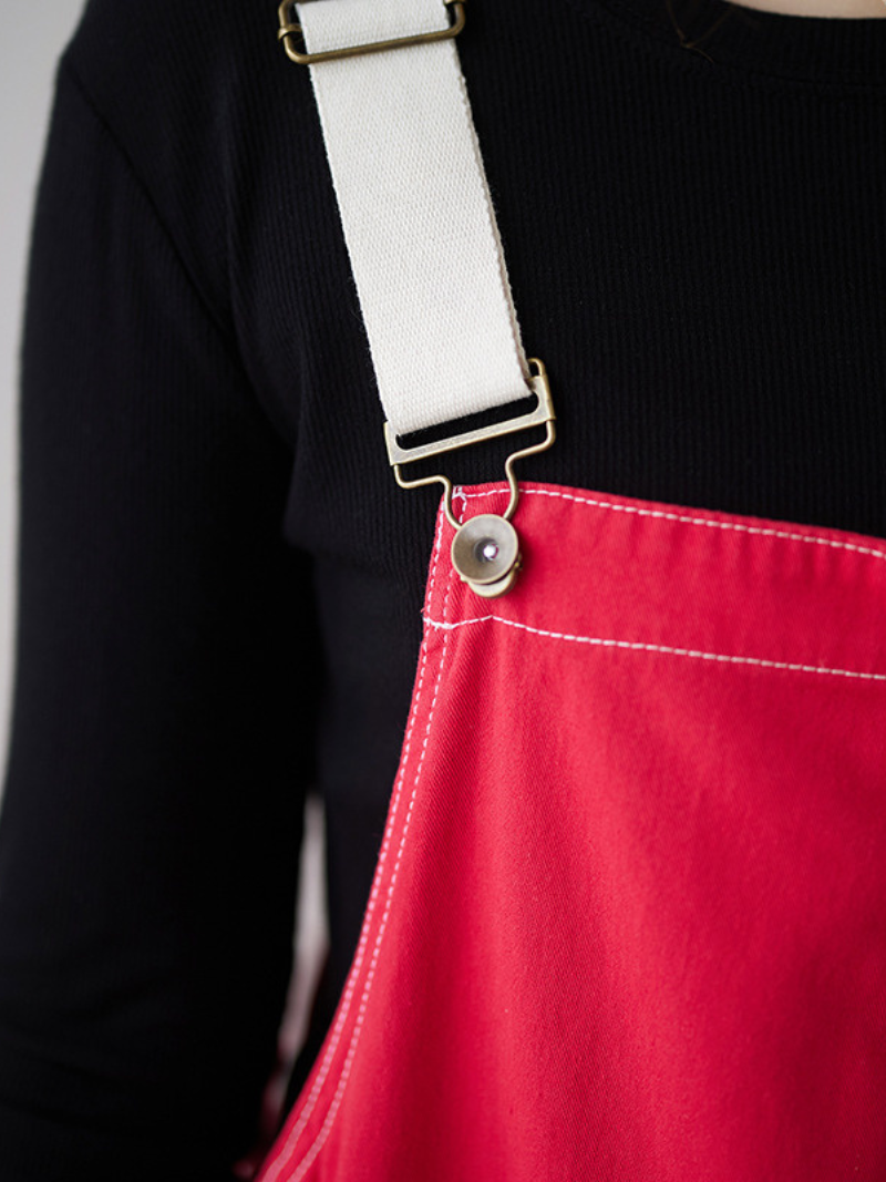 Women's Button Up Dungaree 