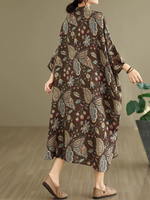 Weekend-to-Anywhere Confidence — Boho Midi Shirt Dress in Cotton Linen Blend