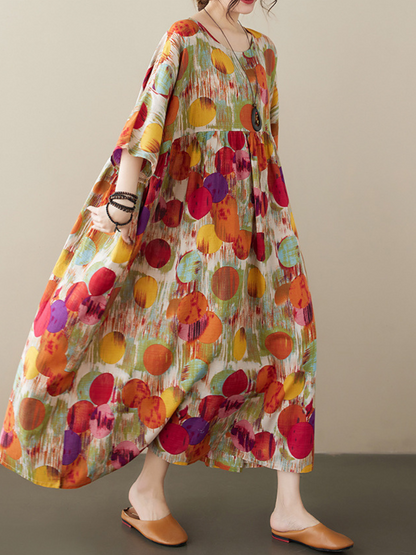 Women's Floral Smock Dress