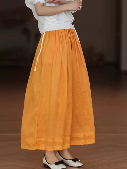 Women's Stylish Orange Bottom 