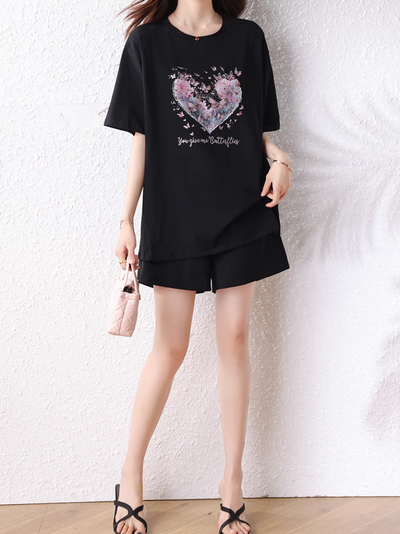 Women's  Summer Trendy Soft Heart Style Top.