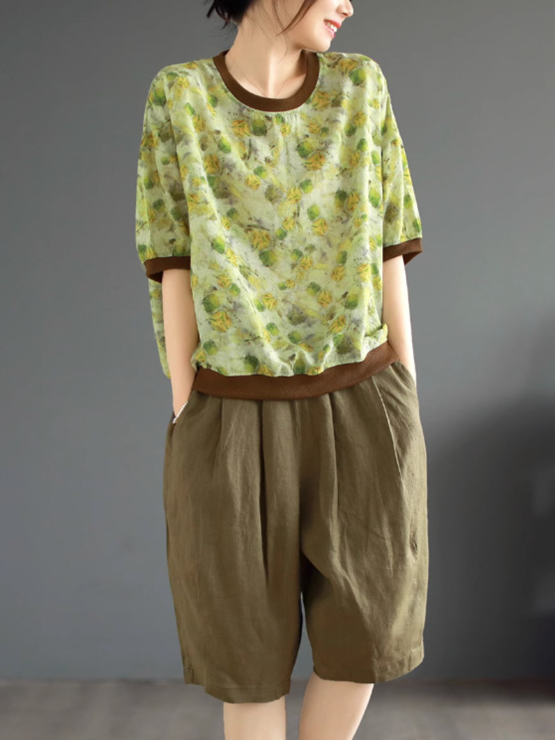 Été des femmes Toute occasion des sommets floraux imprimés