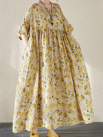 Sunlit Weekend Maxi Dress — Relaxed, Flattering Cotton Linen Comfort Style