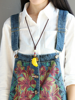 Chic & Casual Printed Denim Overall for Women | Eva Trends