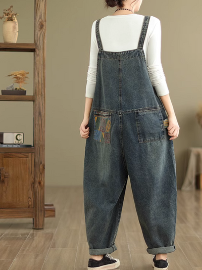 Women's High Waist Dungaree