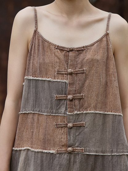 Women's Button-up A-line dress