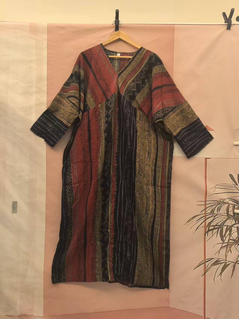 Robe de Kaftan imprimée parfaite de l'été pour femmes