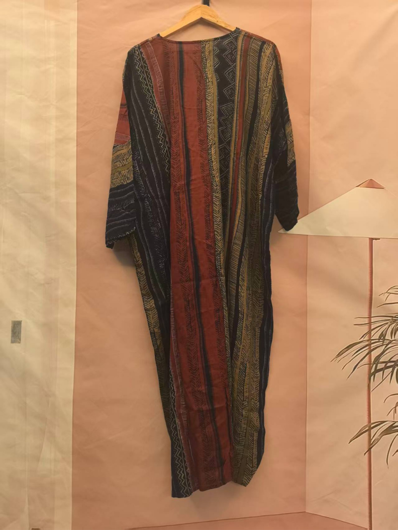 Robe de Kaftan imprimée parfaite de l'été pour femmes
