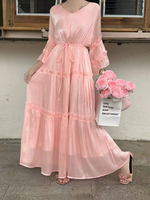 Romantic Evenings and Brunches Maxi Dress — Flowy Chiffon, Effortless Elegance