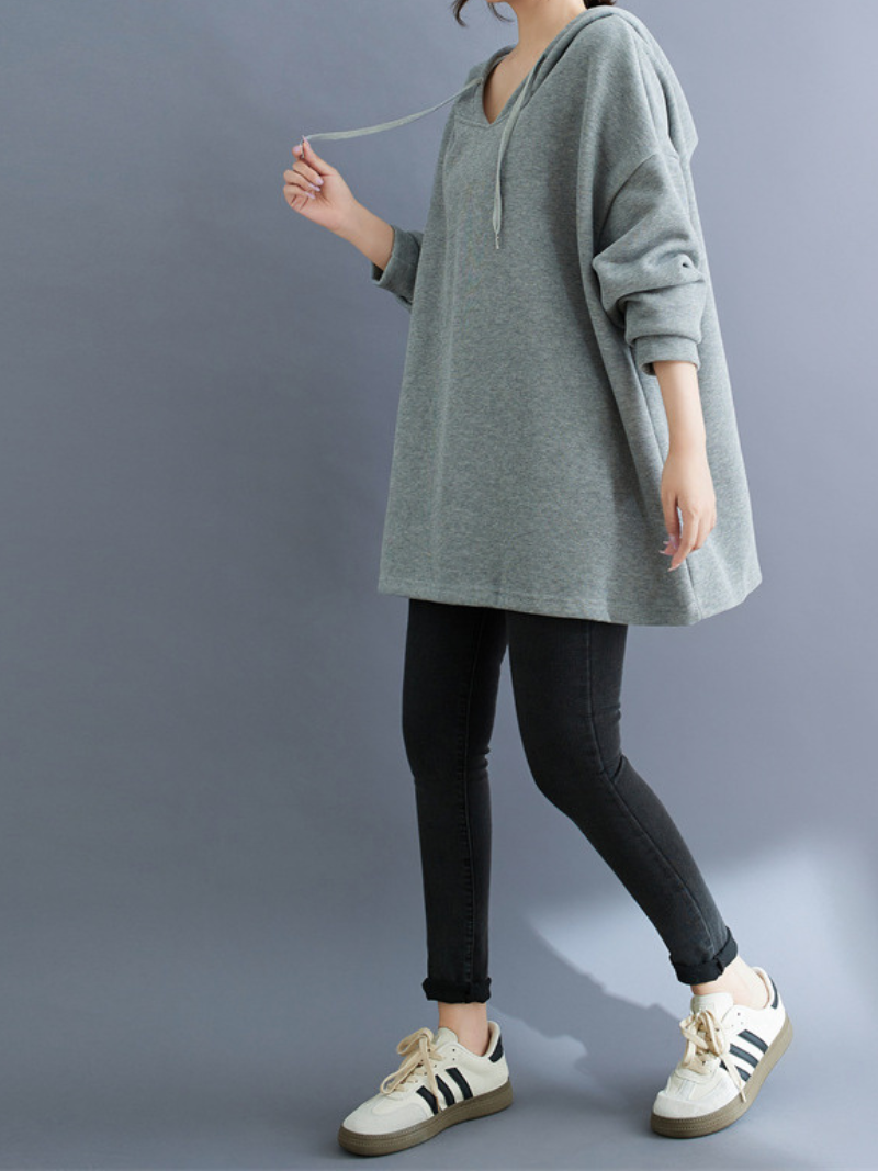 Pull à capuche à usage quotidien confortable des femmes