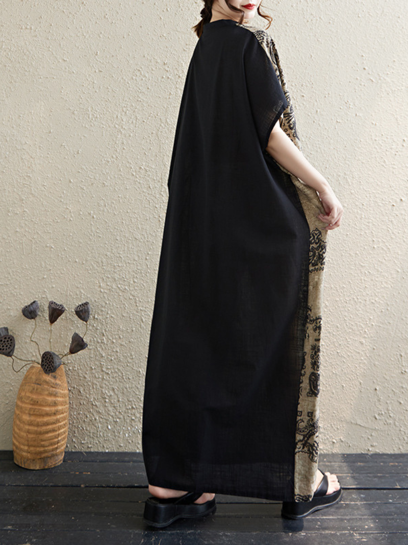 Women's Summer Wear Stylish Printed Kaftan Dress