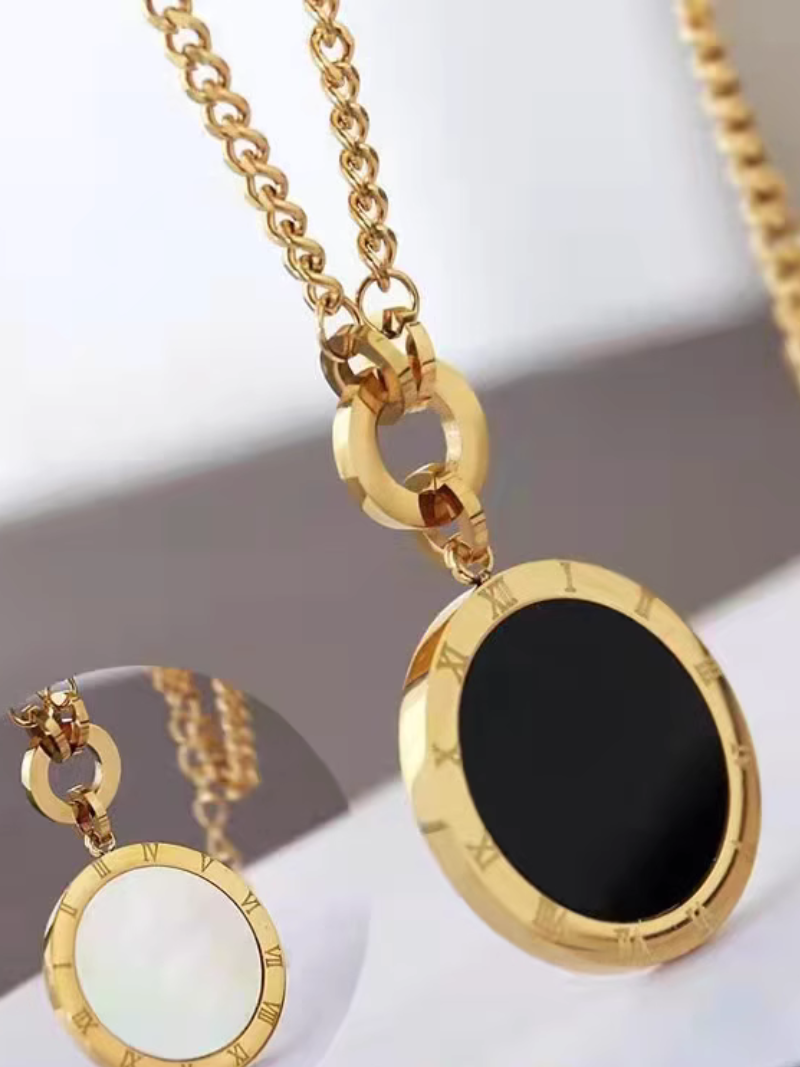 Chaîne de pull en acier en titane à la mode