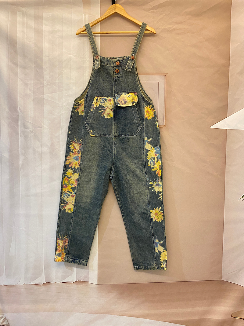 Wildest Dreams Cotton Denim Overalls Dungarees