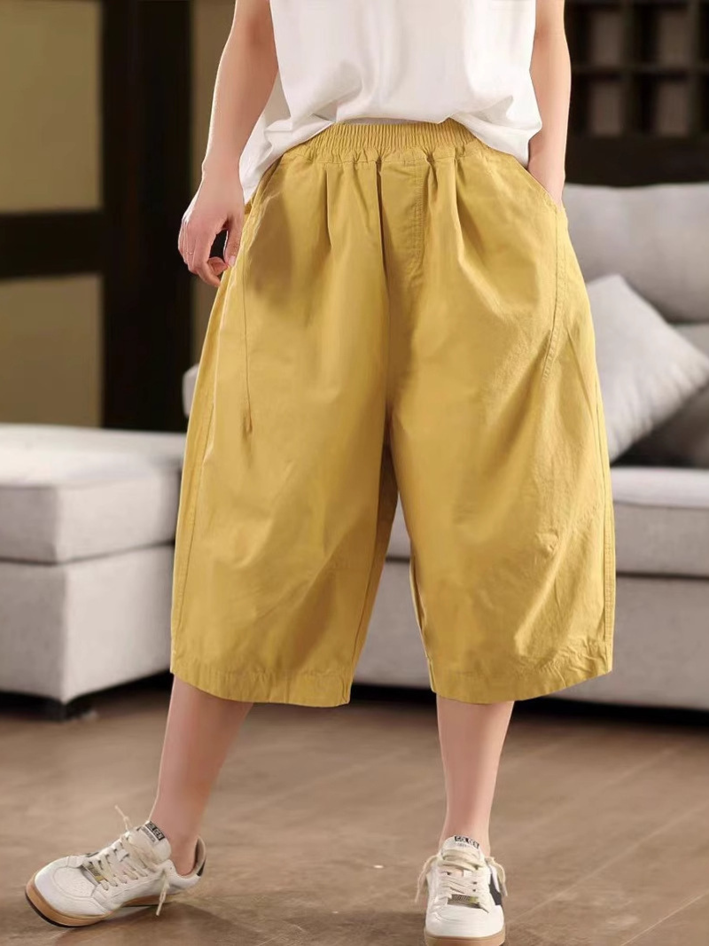 Women's Yellow Loose  Bottom 
