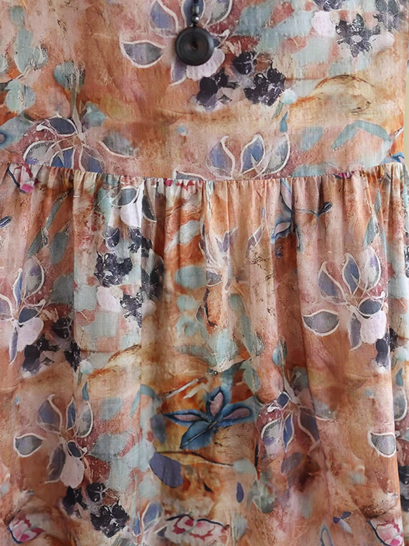 Women's Printed Plated Dress